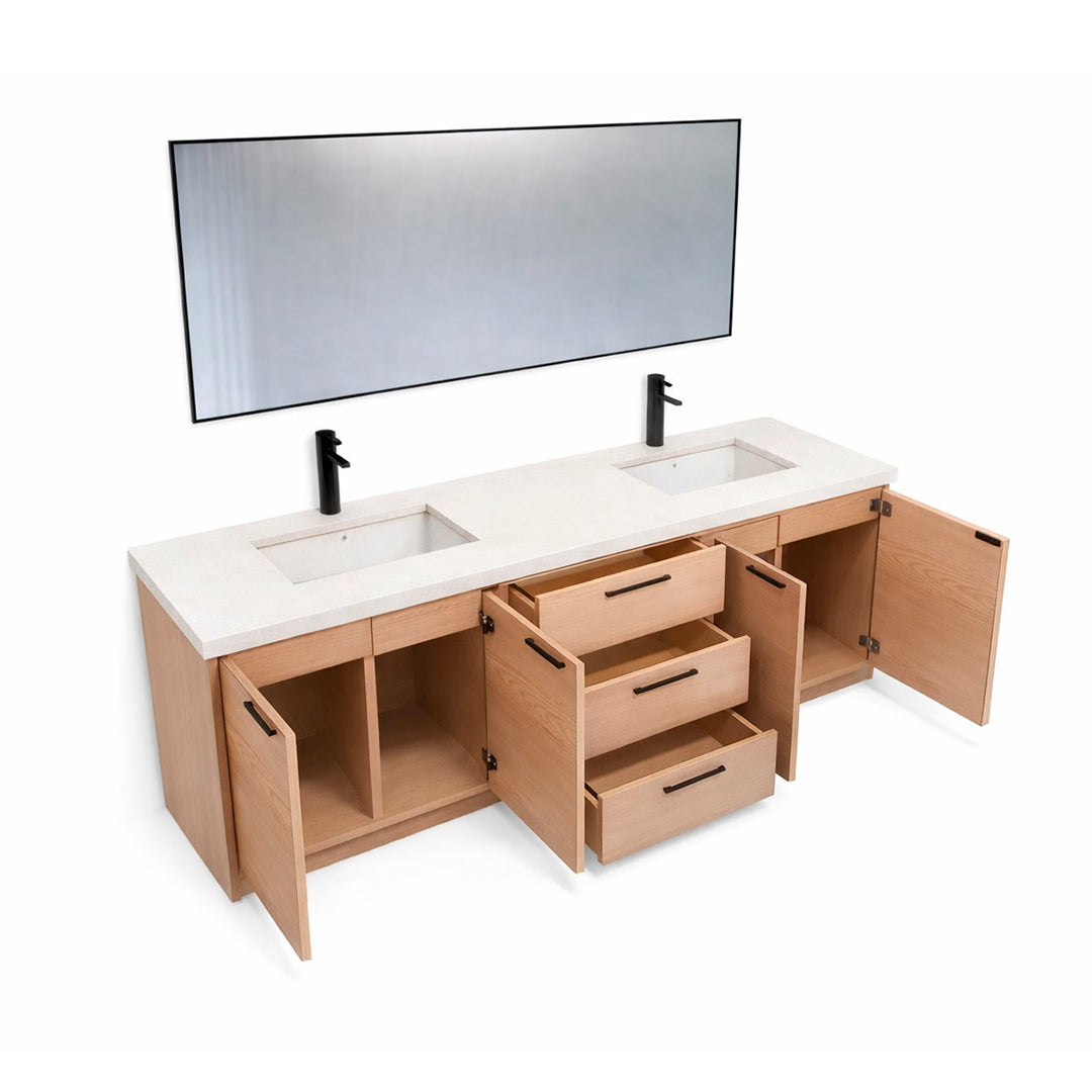 California Floating Double Vanity