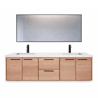 California Floating Double Vanity