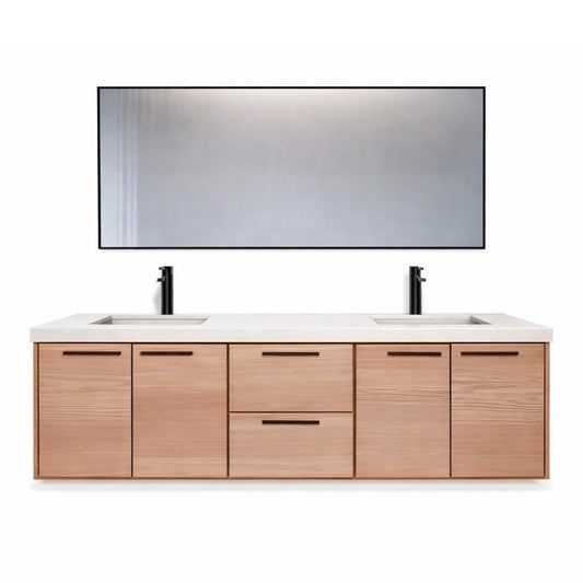 California Floating Double Vanity