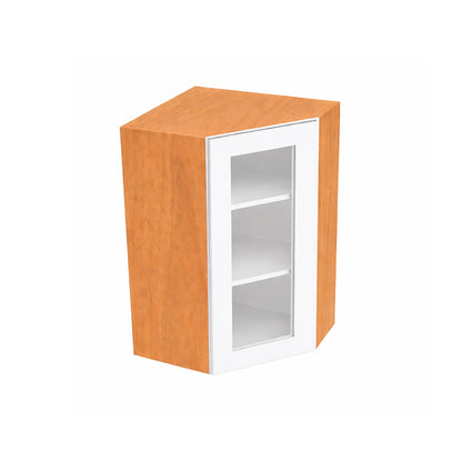 Diagonal Corner Glass Door
